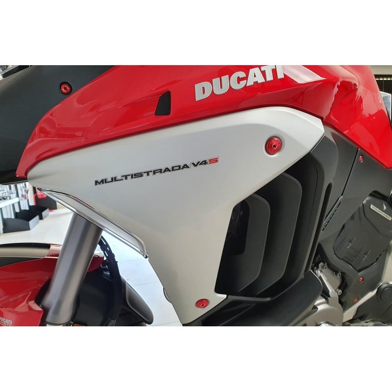 Kit viti cover radiatore Ducati Multistrada V4 Pikes Peak 2022+ CNC Racing