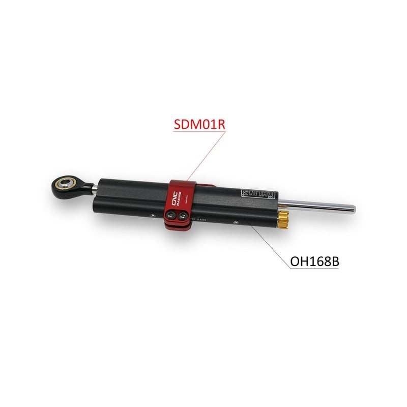 Morsetto per ammortizzatore di sterzo Ohlins Ducati Hypermotard 950 Sp 2019+ CNC Racing