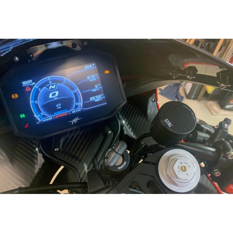 ZA601 Cover supporto faro anteriore Carbonio Mv Agusta Superveloce 800 S E5 2021+ CNC Racing
