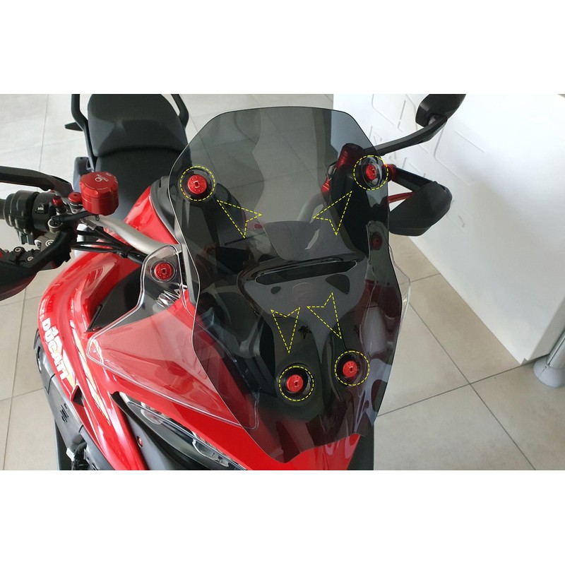 Kit viti cupolino Ducati Multistrada V4 Pikes Peak 2022+ CNC Racing