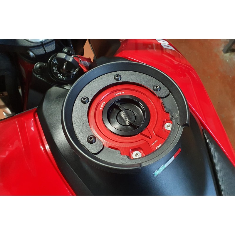 TSA01_DUCATI Fuel tank cap Tank Lock flange spacers Ducati CNC Racing TSA01