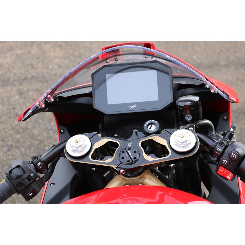 PST06_BIC Piastre di sterzo Superiore Bicolor Mv Agusta F3 675 RC E4 2017+ CNC Racing