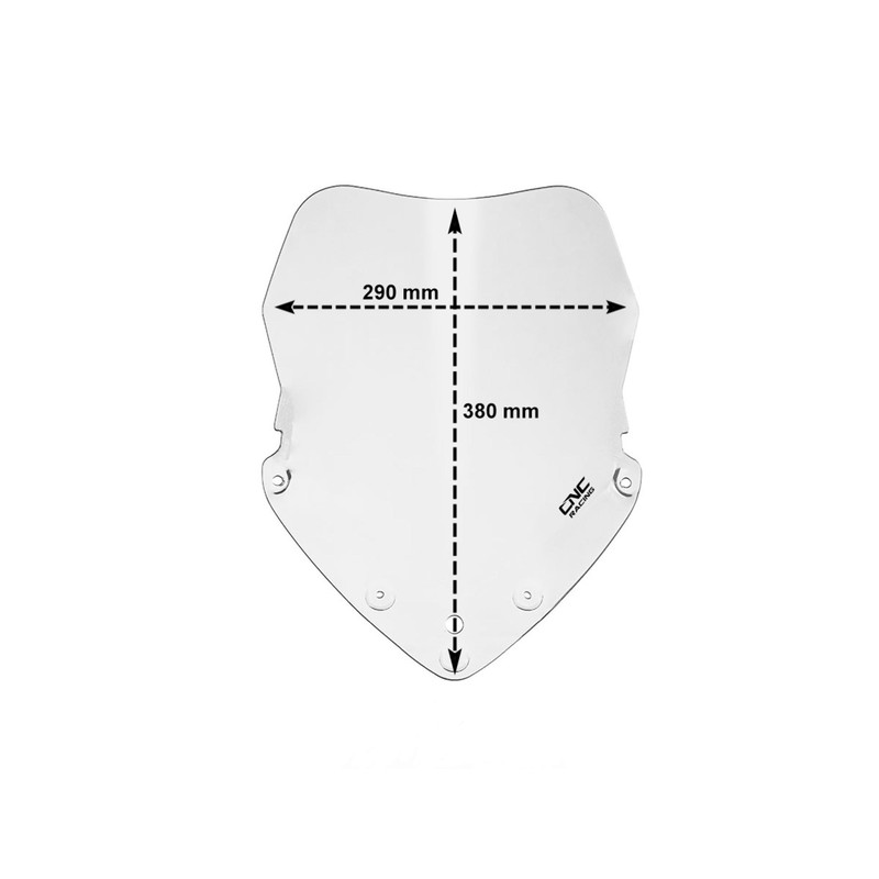 WS360_01 Windscreen Clear Mv Agusta Turismo Veloce 800 Lusso E3 2015+ CNC Racing