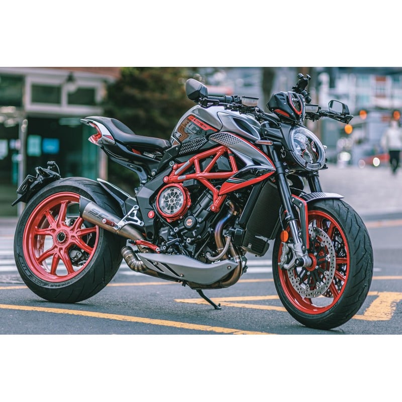 RA064_01 Radiator Guard Mv Agusta Brutale 3 800 RC E4 2018+ CNC Racing