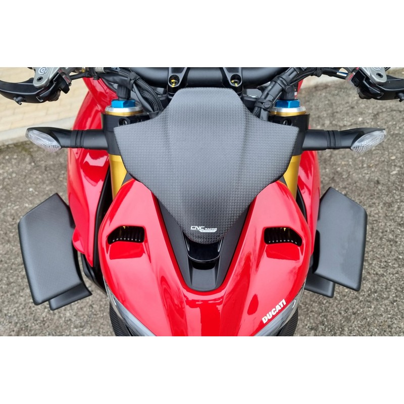 ZA987 Sport screen carbon Ducati Streetfighter V4 S 2020+ CNC Racing
