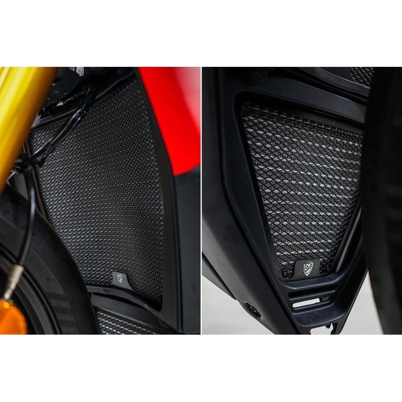 RA015_02 Radiator guard Ducati Streetfighter V4 S 2020+ CNC Racing