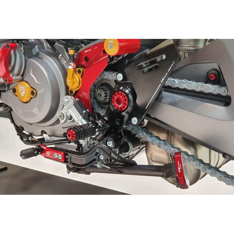 PE432 Adjustable rear sets rider Ducati Hypermotard 950 Sp 2019+ CNC Racing