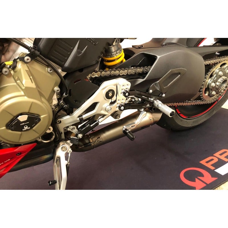 Pedane regolabili Carbon Pramac Racing Limited Edition Ducati Streetfighter V4 S 2020+ CNC Racing
