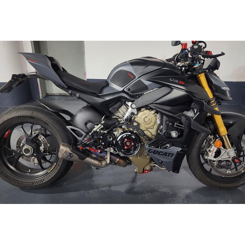 Pedane regolabili Carbon Ducati Streetfighter V4 S 2020+ CNC Racing