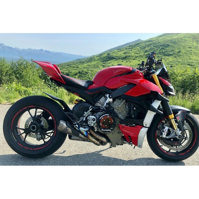 Pedane regolabili Pramac Racing Limited Edition Ducati Streetfighter V4 S 2020+ CNC Racing