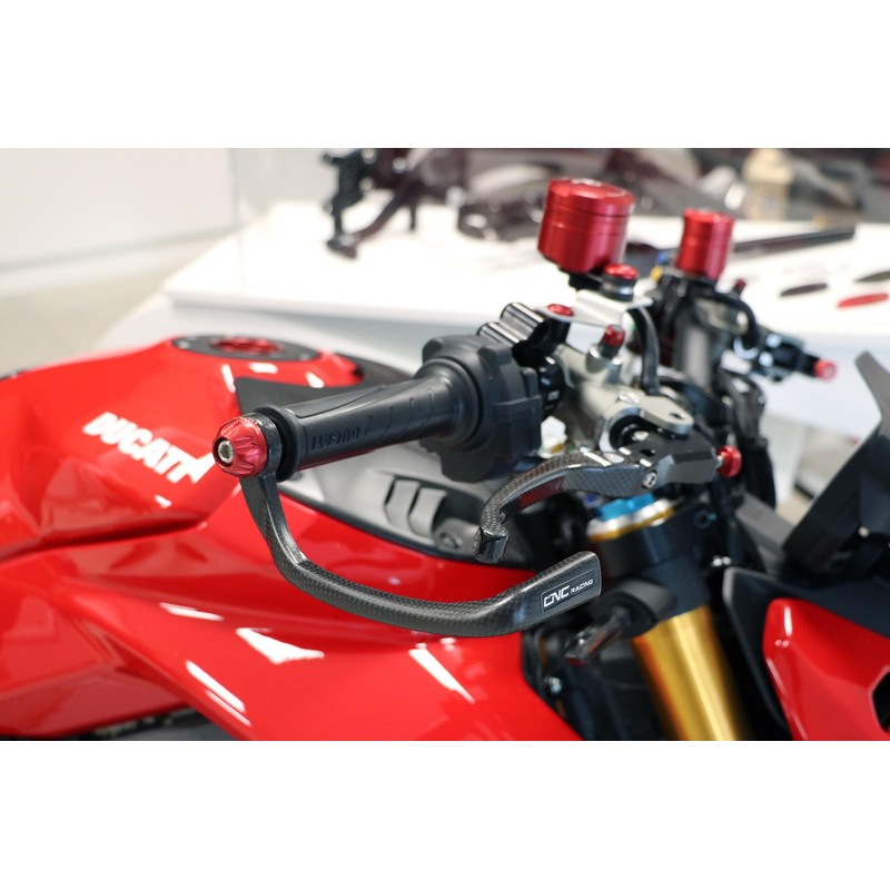 PL150_Y_DUCATI Brake Guard Carbon Race Protection front brake lever matt carbon Ducati CNC Racing PL