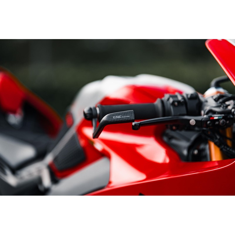 Brake Guard Carbon Race Protezione leva freno anteriore carbonio opaco Ducati CNC Racing PL150_Y