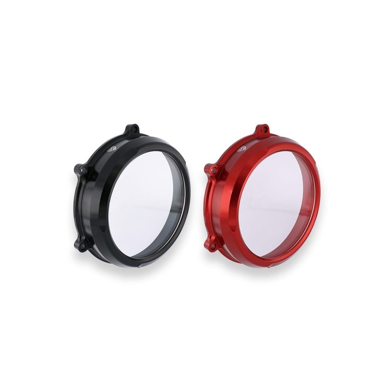 CA210_02 Clear oil bath clutch cover Ducati Streetfighter V4 S 2020+ CNC Racing