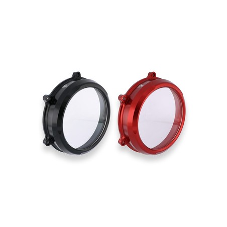 CA210_02 Clear oil bath clutch cover Ducati Streetfighter V4 S 2020+ CNC Racing
