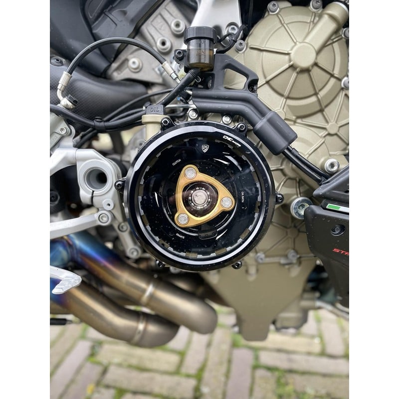 Carter trasparente per frizioni a olio Ducati Streetfighter V4 S 2020+ CNC Racing
