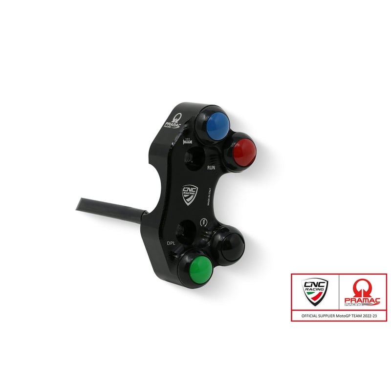SWD21_PR Right handlebar switch OEM and RCS Brembo brake master cylinder Pramac racing Limited Editi