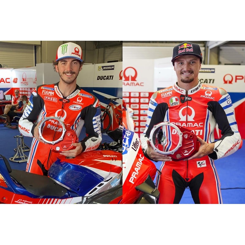 Carter trasparente per frizioni ad olio Pramac Racing Limited Edition Ducati Diavel 1260 S 2019+ CNC Racing