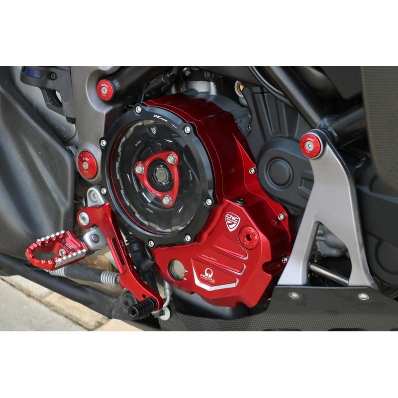 Carter trasparente per frizioni ad olio Pramac Racing Limited Edition Ducati Diavel 1260 S 2019+ CNC Racing