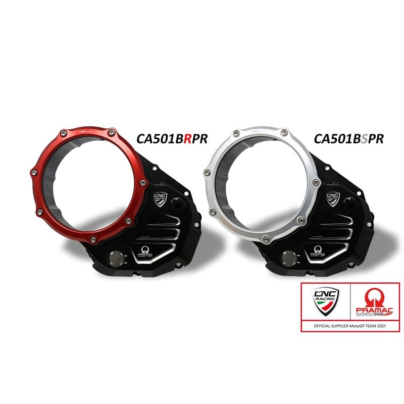 Carter trasparente per frizioni a olio Pramac Racing Limited Edition Ducati CNC Racing CA501_PR