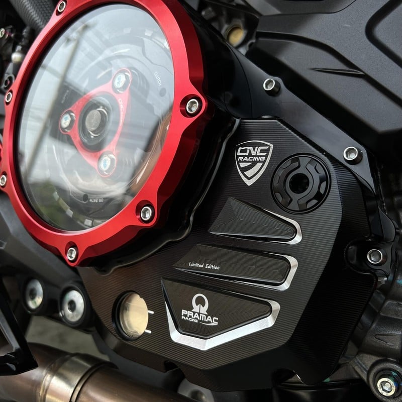 Carter trasparente per frizioni a olio Pramac Racing Limited Edition Ducati CNC Racing CA501_PR