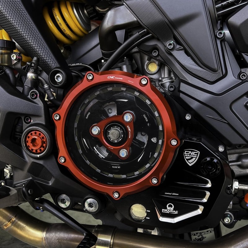 Carter trasparente per frizioni a olio Pramac Racing Limited Edition Ducati CNC Racing CA501_PR