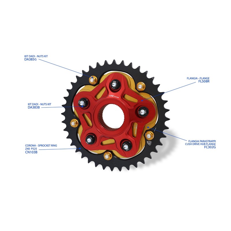 FC302_MV_AGUSTA Cush drive hub flange Mv Agusta CNC Racing FC302