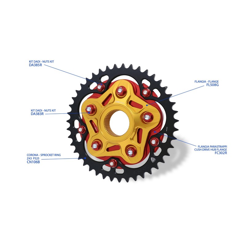 FC302_MV_AGUSTA Cush drive hub flange Mv Agusta CNC Racing FC302