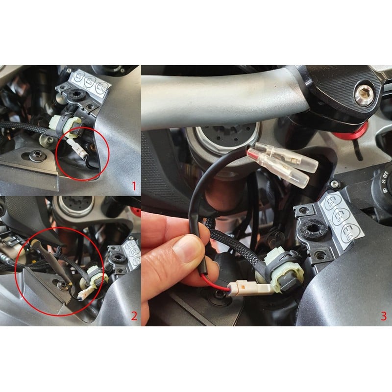 CB004_01 Electrical power wiring kit Ducati Multistrada 1200 Enduro CNC Racing