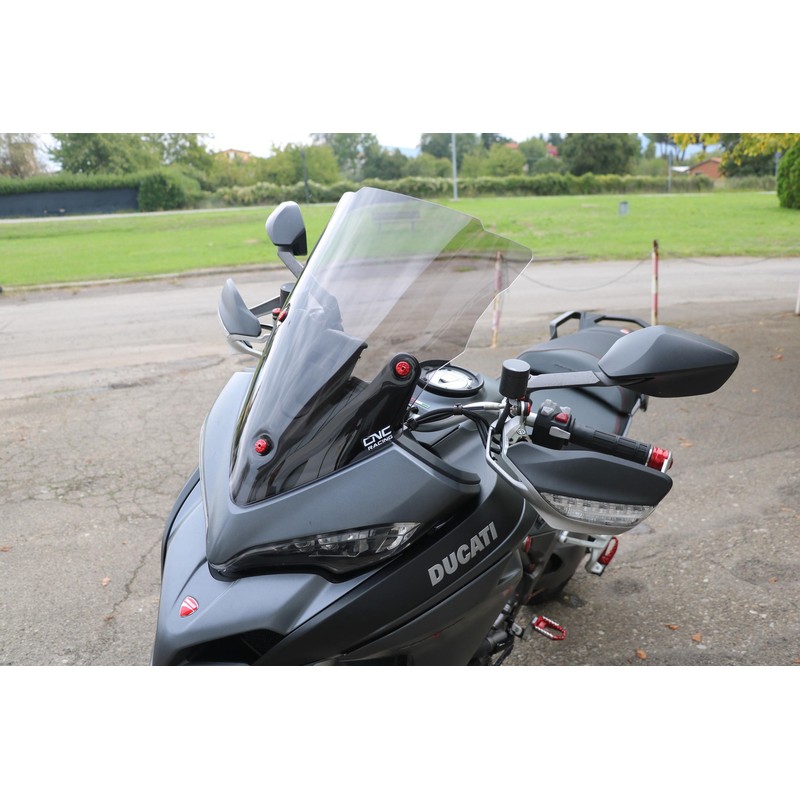 WS351_02 Windscreen Touring Smoke Ducati Multistrada 1200 Enduro 2016+ CNC Racing