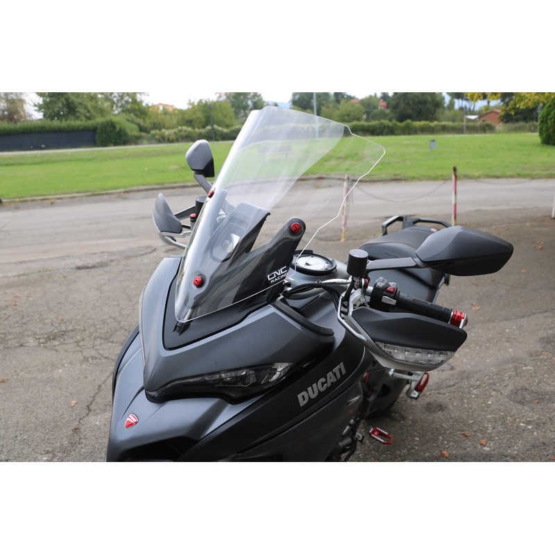WS351_01 Windscreen Touring Clear Ducati Multistrada 1200 Enduro 2016+ CNC Racing