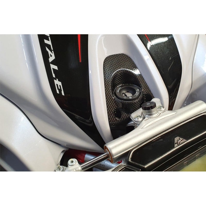 ZA868 Ignition switch cover carbon Mv Agusta Brutale 3 800 RC E4 2018+ CNC Racing
