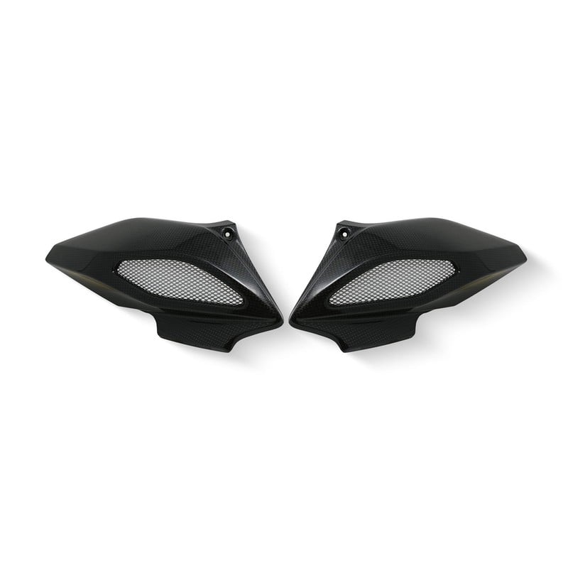 ZA519 Airbox intake cover glossy carbon Mv Agusta Brutale 3 675 2012+ CNC Racing