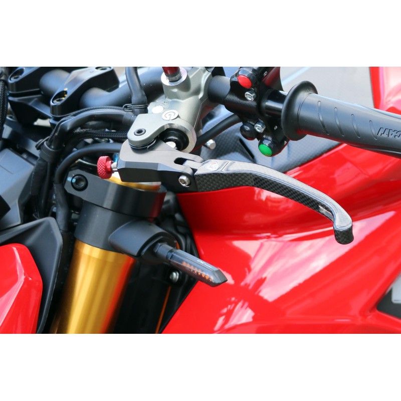 IDA51_02 Turn Indicator Mounting front adapters Ducati Monster 1200 S 2017+ CNC Racing