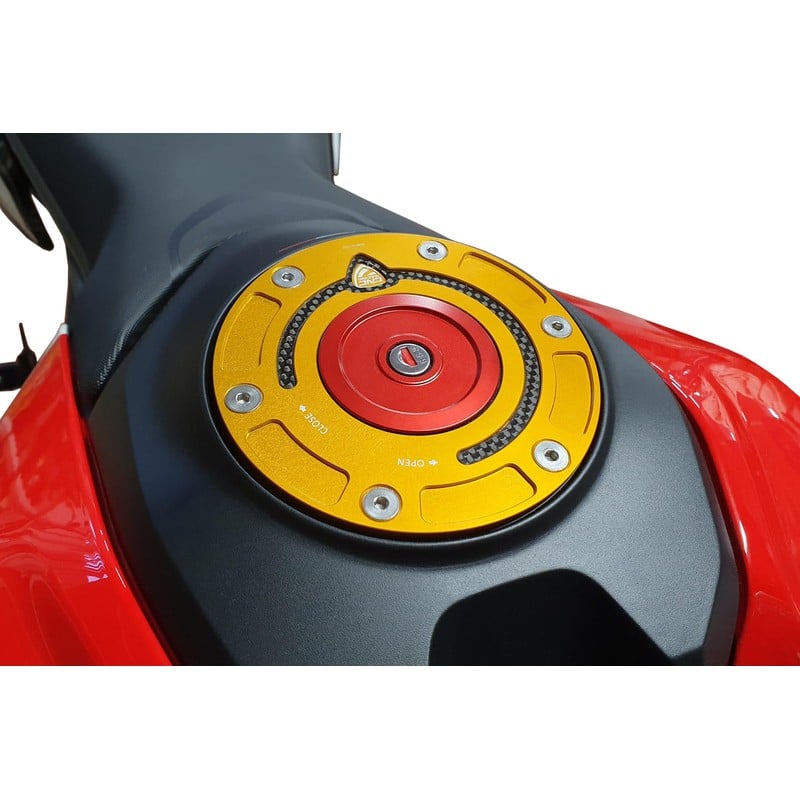 TSB05_DUCATI Fuel tank cap flange Carbon Ducati CNC Racing TSB05