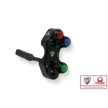 SWD16_PR Right handlebar switch V4R OEM and RCS Brembo brake master cylinder Pramac Racing Limited E