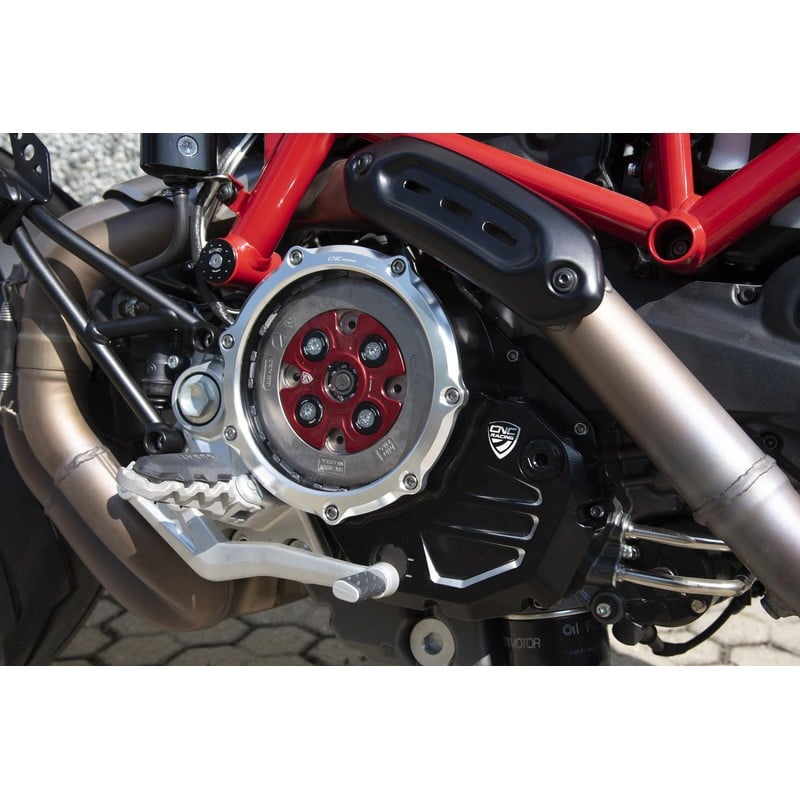 Carter trasparente per frizioni a olio Bicolore Ducati Hypermotard 939 Sp 2017+ CNC Racing