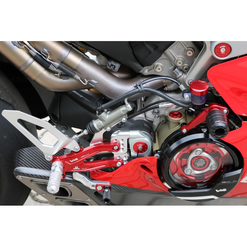 TC319 Frame crash protections Ducati Superbike Panigale V4 S 2018+ CNC Racing