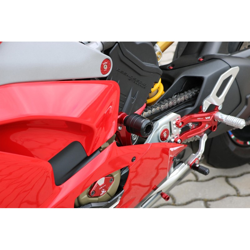 TC319 Frame crash protections Ducati Superbike Panigale V4 S 2018+ CNC Racing