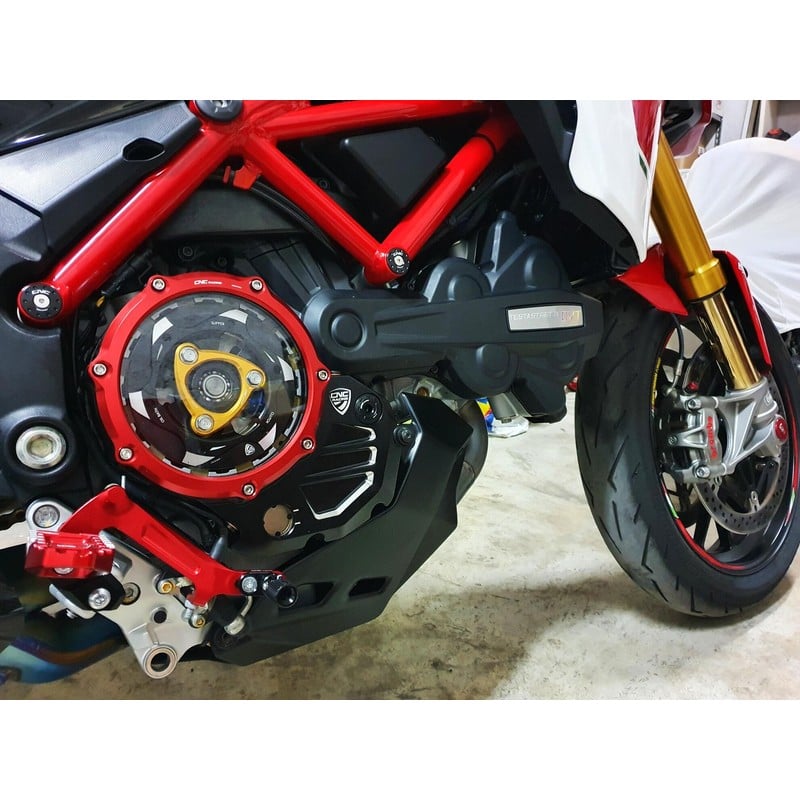 Carter trasparente per frizioni ad olio BICOLOR Ducati Diavel 1260 S 2019+ CNC Racing