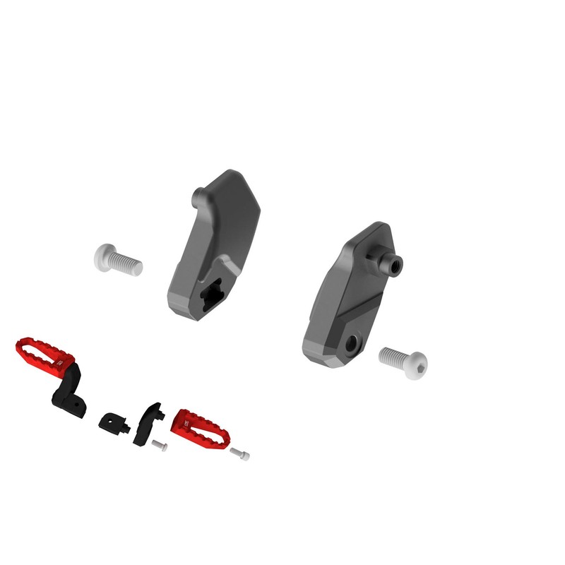 PEA51_DUCATI Riser 30 mm kit for footpegs TOURING driver Ducati CNC Racing PEA51