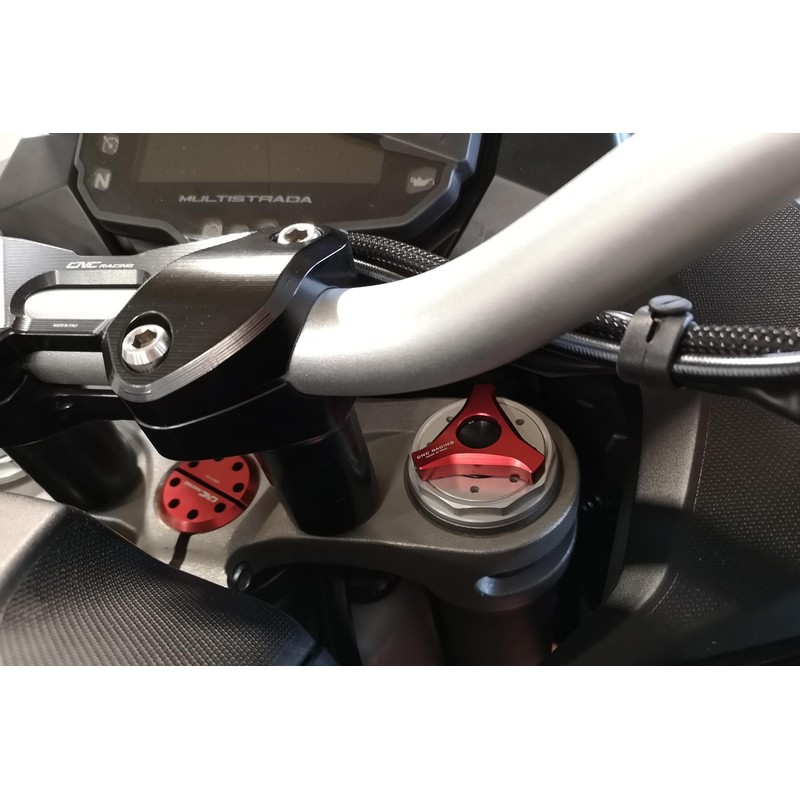 RE375 Fork spring preload adjuster 19 mm Ducati Multistrada 1200 Enduro 2016+ CNC Racing