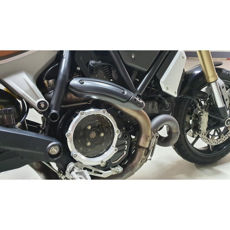 CA501_BIC_DUCATI Clear cover oil bath clutch Bicolor Edition Ducati CNC Racing CA501_BIC