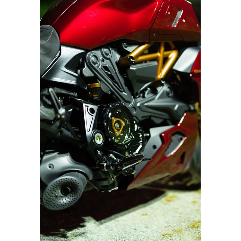 CA501_DUCATI Clear cover oil bath clutch Ducati CNC Racing CA501