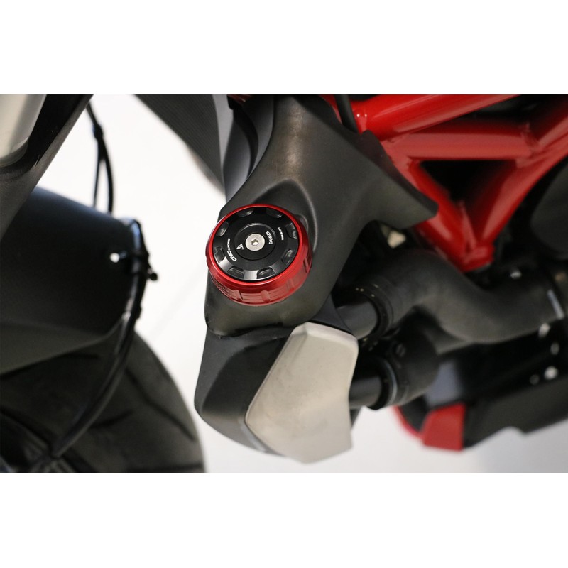 Cover tappo radiatore BICOLOR Ducati Monster 1200 R 2016+ CNC Racing