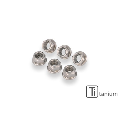 DA387_TI Nuts ring gear M10x1.25 Titanium Ducati Monster 1000 2003+ CNC Racing