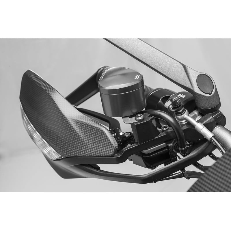 ZA985_02 Paramani superiore carbonio opaco Ducati Hypermotard 950 Sp 2019+ CNC Racing