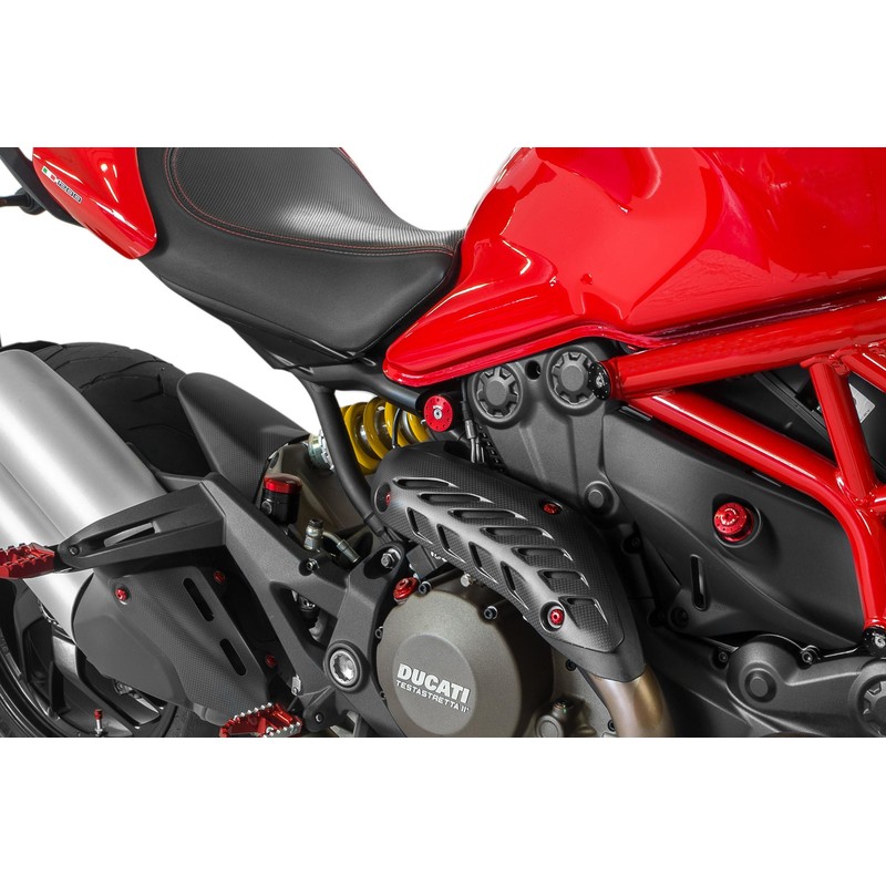 Tappi telaietto posteriore 821 Ducati Monster 1200 S 2014+ CNC Racing