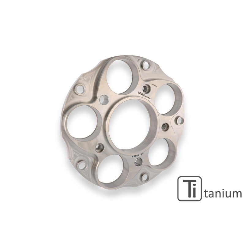 Flangia parastrappi 5 fori TITANIO Ducati CNC Racing FC212_TI