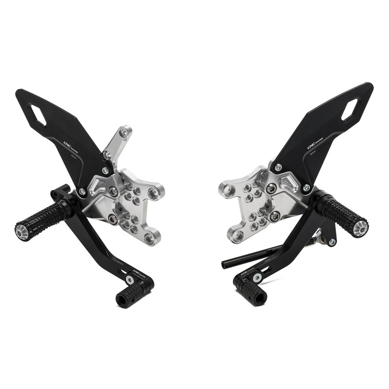 PE506 REAR SETS ADJUSTABLE EASY FOR TUONO Aprilia Rsv4 Racing Factory 2017+ CNC Racing