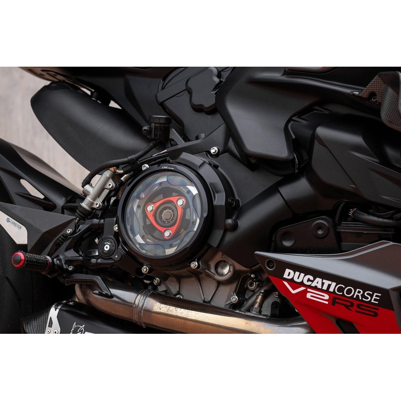 SP200_BIC_DUCATI Pressure plate oil bath clutch with bearing BICOLOR Ducati CNC Racing SP200_BIC